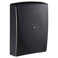 Диспенсер Rulopak для паперових рушників в пачках Z-складання, пластиковий, чорний, 38,5*11*28см.