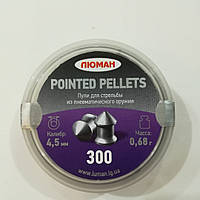 Куля пневматична Люман Pointed Pellets 0.68 g 4.5 mm (300 шт.) конічна