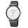 Жіночий наручний годинник Geneva Classic steel watch чорний з білим циферблатом, кварцовий годинник Женева, фото 3