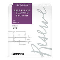 Трости D'Addario DCT1030 Reserve Classic Bb Clarinet #3.0 (10 шт.)