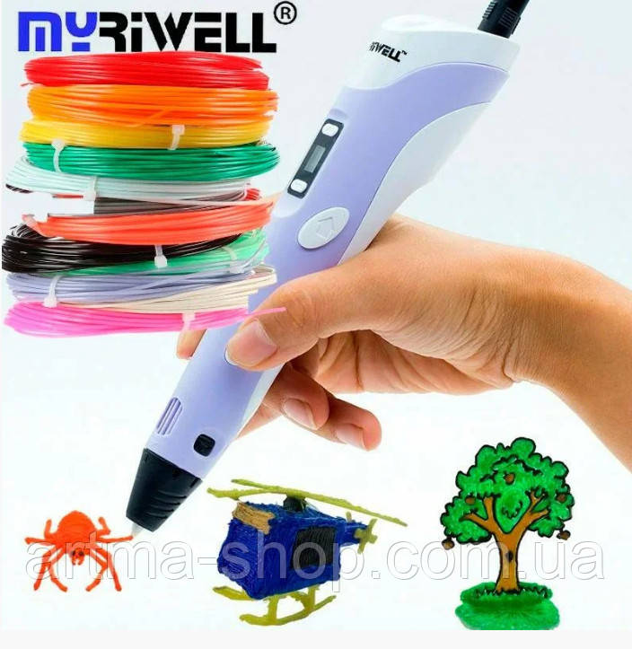 3D Ручка My Riwell Pen 3D LCD PRO з РК-дисплеєм