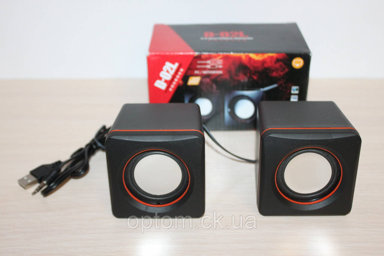 Колонки 2.0 USB G101 \ D02, фото 1