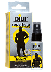 Пролонгує спрей pjur Superhero Strong Spray 20 ml, з екстрактом імбиру, вбирається в шкіру 777Store.com.ua