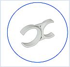 Подвійний хомут 2 x 2 1/2".