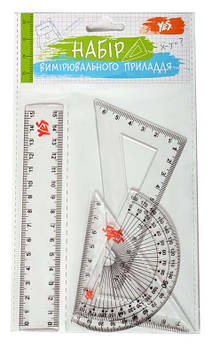 Набор линеек YES (4 предм.) линейка 15 см код: 370263