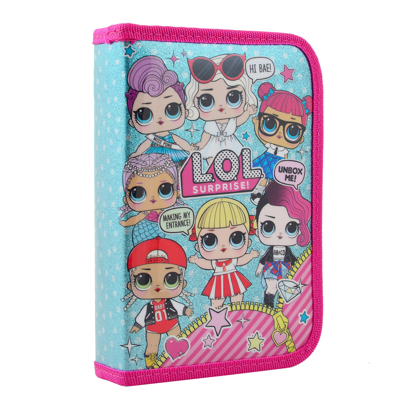 Пенал-книжка твердий одинарний з двома клапанами LOL Juicy (532765), фото 1