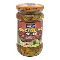 Суміш овочів маринована Лайм Імбир 300 г. Іст Енд, East End Ginger Lime Pickle, вся Индия в одной банке!,