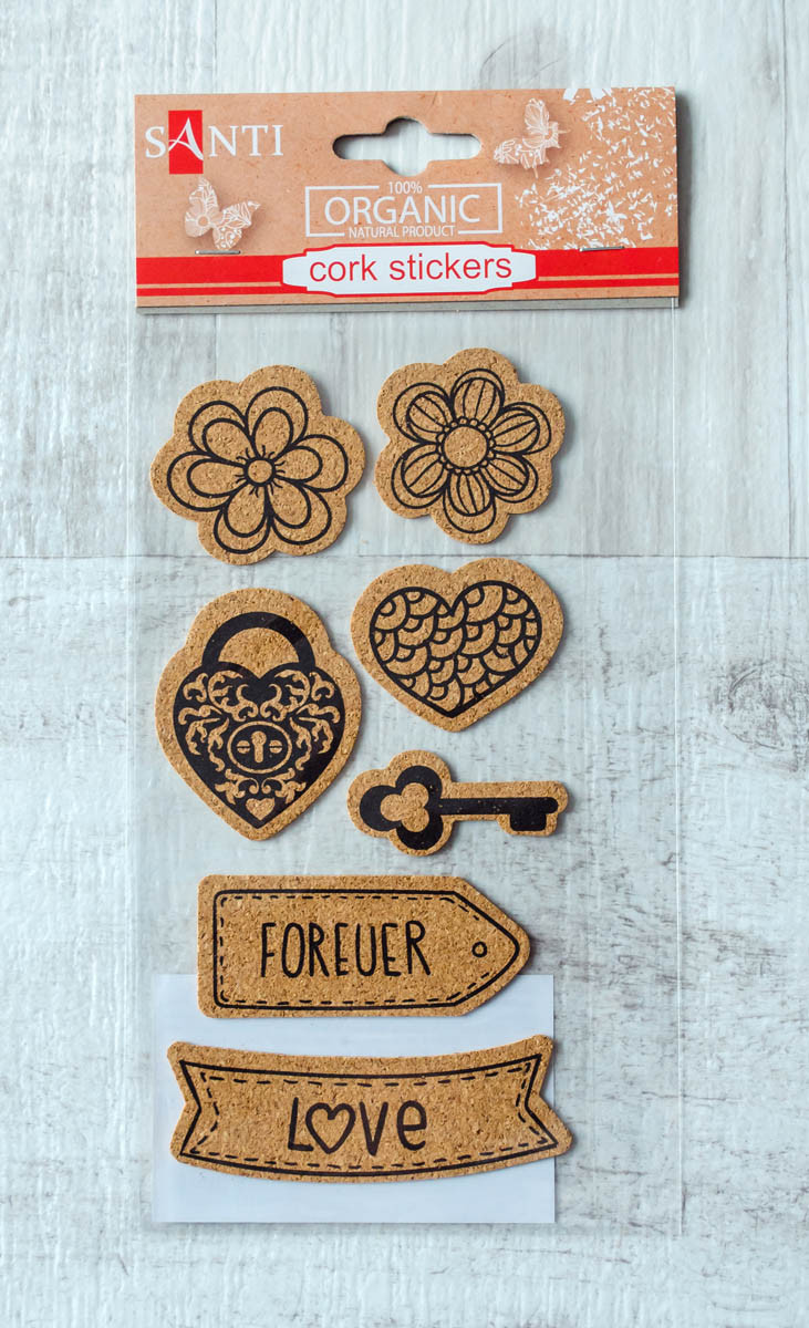 Пробковый стикер 7шт/уп код: 740833, фото 1