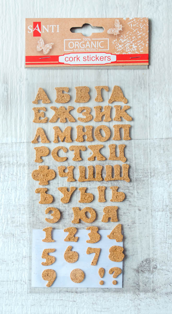 Корковий стікер 43шт/уп код: 740846