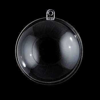 Прозора Куля пластикова форма Santi 18 см - код: 742654