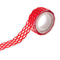 Фігурна стрічка самоклеюча Вуаль оксамитна червона 1.5 м код: 742371, фото 3