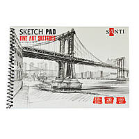 Альбом для графики Santi А5 Fine art sketches 20 л. 190 г/м2 код: 742621