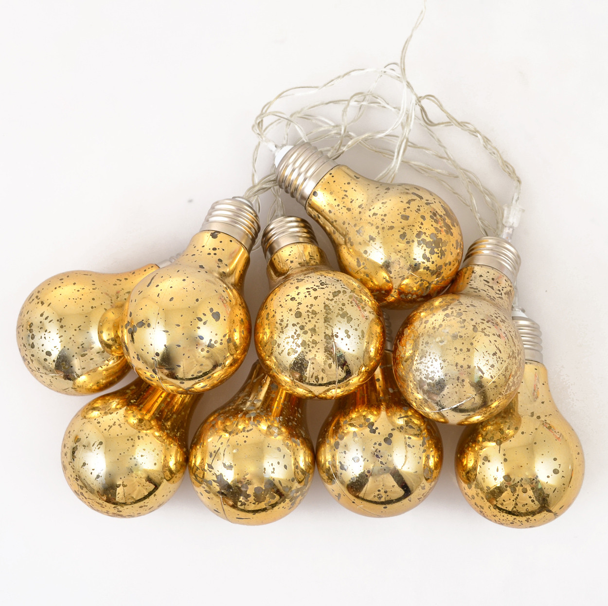 Електрогірлянда Yes Fun Лампочки колір: золотий світло: молочно-білий 10 шт. 200 см 801147, фото 1