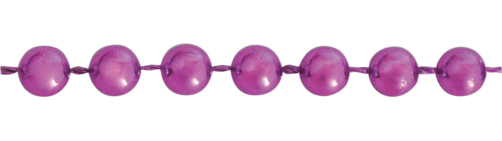 Намисто Yes Fun новорічні 4мм*3м пурпурні код: 972045, фото 1