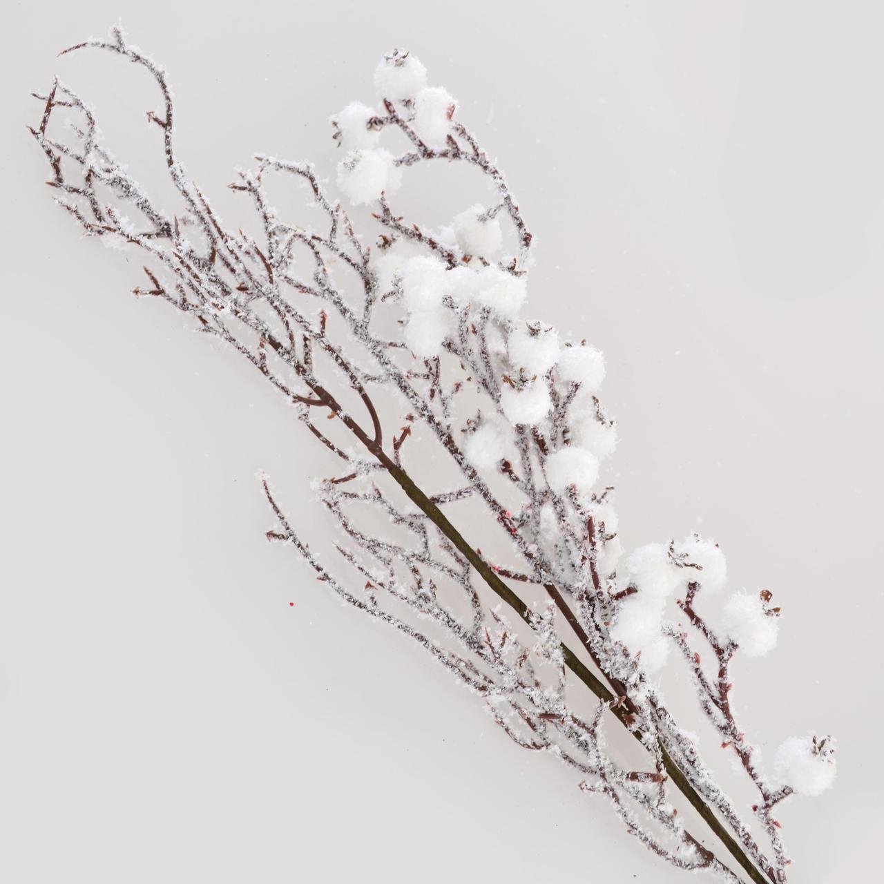 Гілка Yes Fun засніжена з ягодами 23 см код: 973251, фото 1