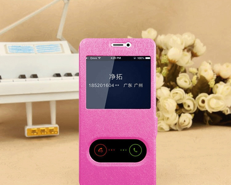 Чохол-книжка Holey для Meizu M6s pink