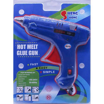 Клейовий термопістолет для стриж. 11мм, 80Вт ЛИДЕР Z-001/ST-9869/YC-10