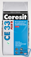 Затирка для швів плитки Церезіт (CERESIT) CE-33 PLUS 2кг Світло-сіра (110)