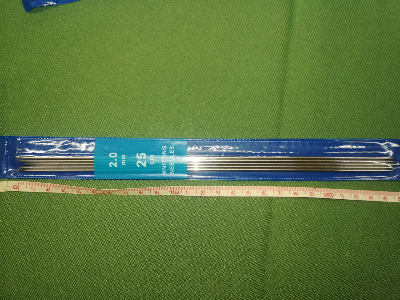 Носочные спицы 25 см (2.0 мм, 2,5 мм) - фото 6 - id-p1098273542