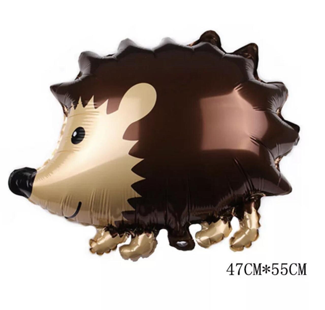 Фольгована кулька фігурна Їжак 47*55 см