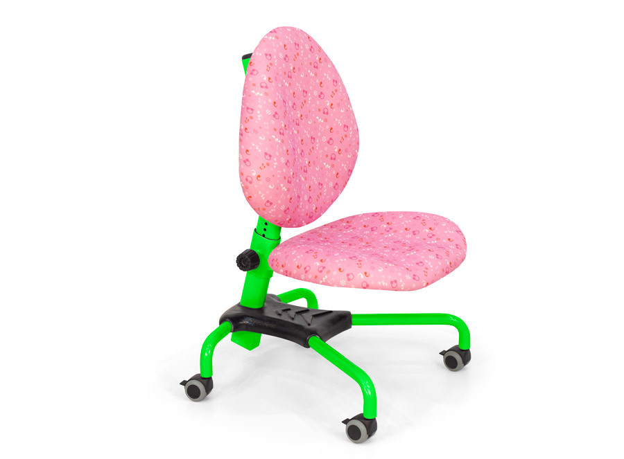 Дитяче крісло Ерго Ноти тканина Rose-2, RAL-6018 (ТМ-Понди)
