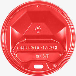 Кришки пластикові Ø75 (50шт.) Червоні