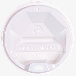 Кришки пластикові Ø75 (50шт.) Білі