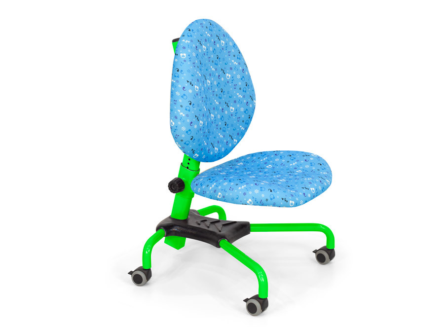 Дитяче крісло Ерго Ноти тканина Blue-2, RAL-6018 (ТМ-Понди)