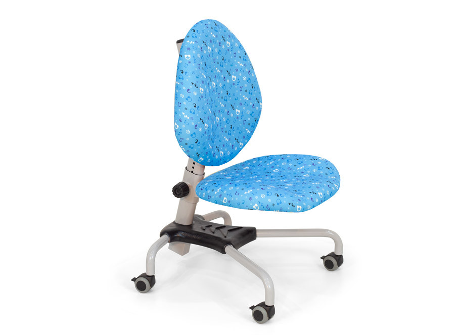 Дитяче крісло Ерго Ноти тканина Blue-2, RAL-7012 (ТМ-Понди)
