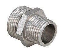 VT.580 Ніпель латун.редукц,хром.VALTEС 1/2х1/4