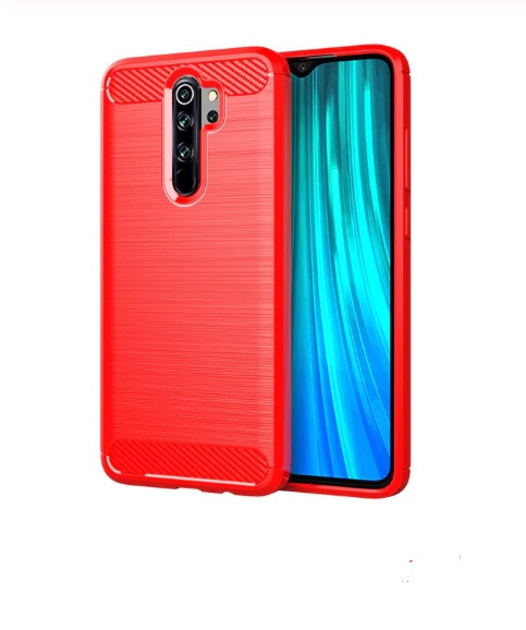 Чохол Carbon для XIaomi Redmi Note 8 Pro червоний