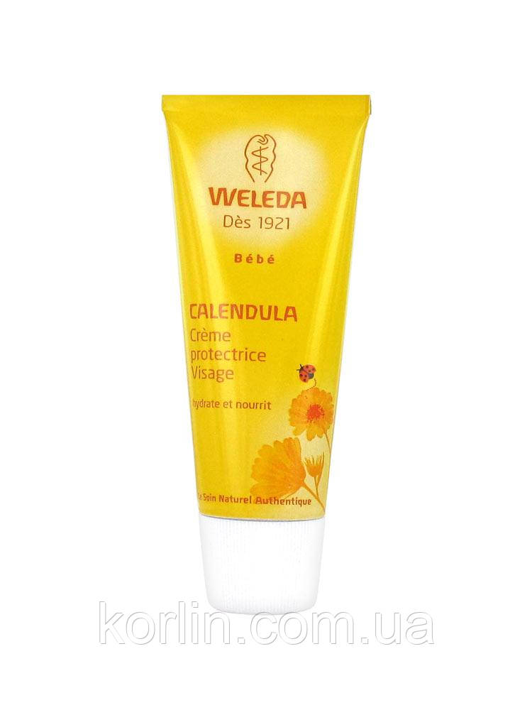 Weleda Дитячий поживний крем для обличчя з календулою Bebe Creme Protectrice Visage au Calendula