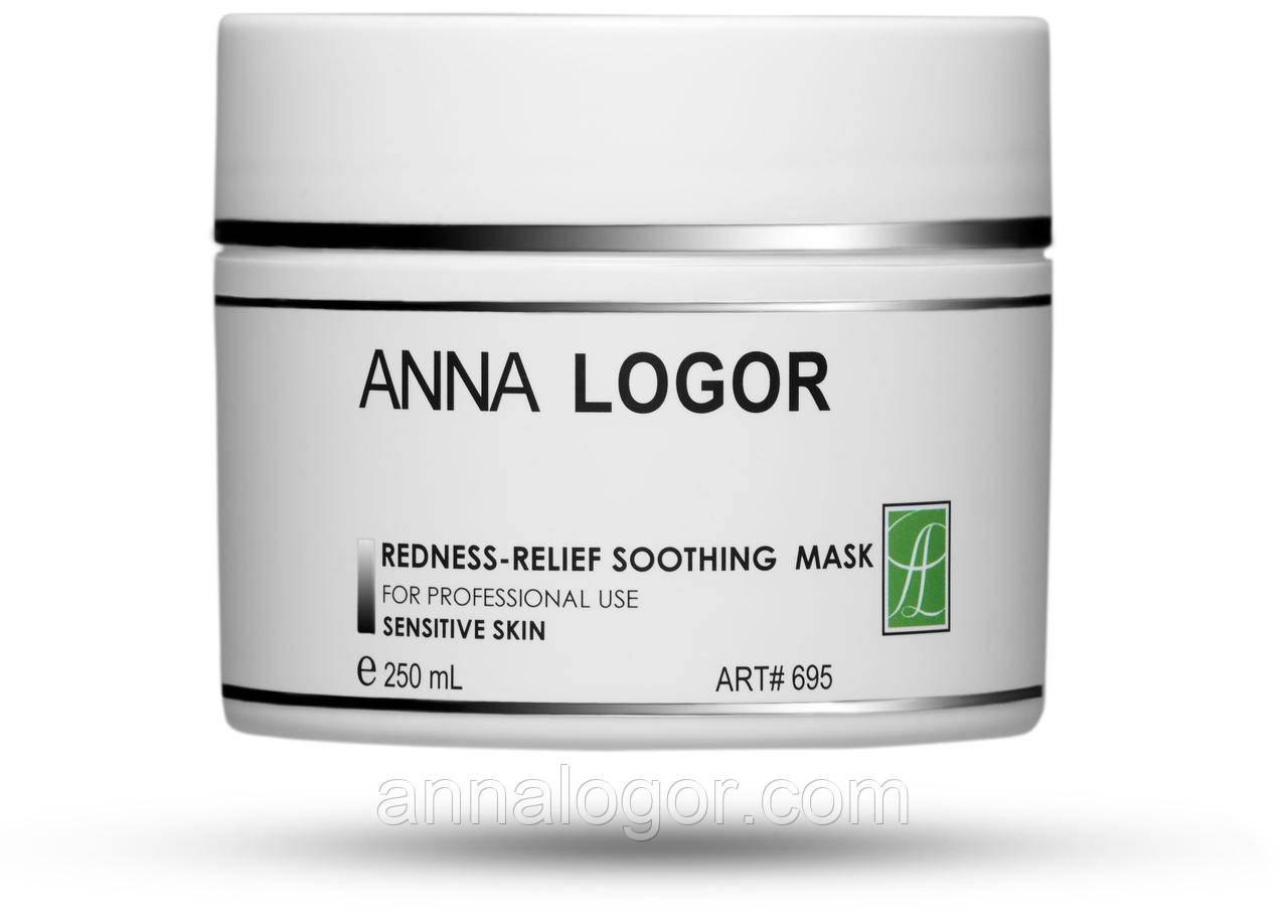 Заспокоююча маска проти почервоніння шкіри Art.695 Anna LOGOR Redness-Relief Soothing Mask 250 ml