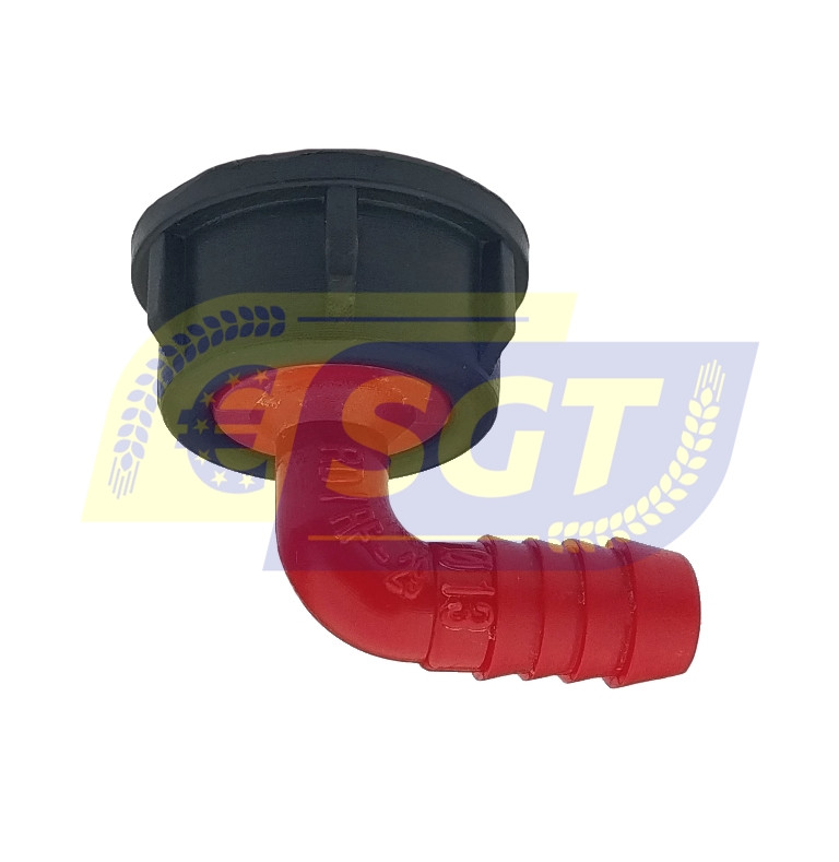 Коліно (патрубок Ø12,5) регулятора тиску на штангу обприскувача, фото 1