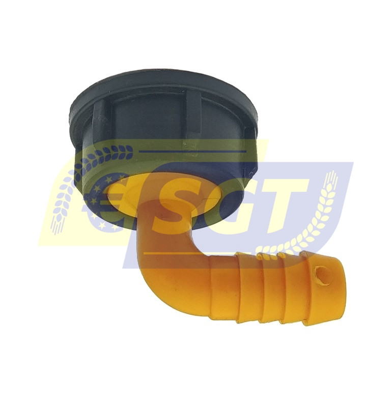 Коліно (патрубок Ø12,5) регулятора тиску на мішалку в сито, фото 1