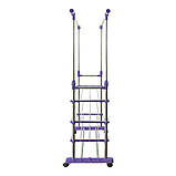 Стійка для одягу з полицями Colgador doble ajustable, фото 4