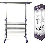 Стійка для одягу з полицями Colgador doble ajustable, фото 3