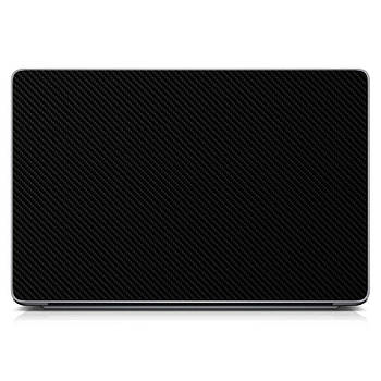 Захисна наклейка для ноутбука 17.3"-13.3" 400x260 мм Black carbon Матова, корисний подарунок подрузі