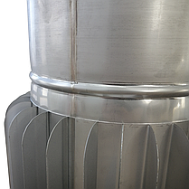 Труба-радіатор ø160 мм 1 мм 1 метр AISI 321 Stalar (60974), фото 2
