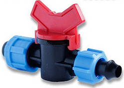 Кран стартовий з піджимом для пластикової труби Dn17OV0217 SL 004