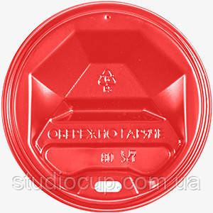 Кришки пластикові Ø77 (50шт.) Червоні