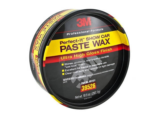 Автомобільний твердий віск паста для лакофарбових покриттів - 3M Perfect-Paste it Wax 297 г. (39526), фото 2