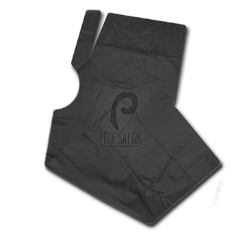 Пеньюар перукарський "СТАНДАРТ" 0,9х1,6м, поліетилен, 50 шт, чорний