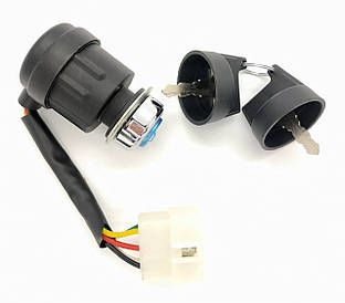 Замок запалювання для мотоблока мототрактора генератора мотопомпи — 178F/186F на 5 контактів