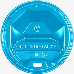 Кришки пластикові Ø80 КВ (50шт.) Сині