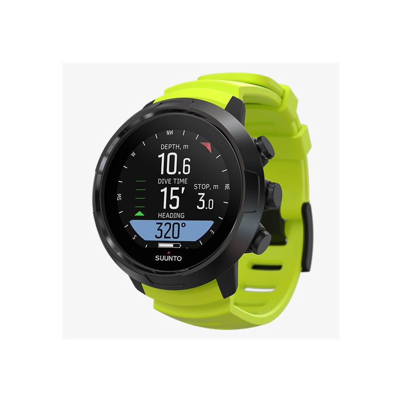 Suunto ДЕКОМПРЕССИМЕТР для дайвенга SUUNTO D-5 ЧЕРНО/САЛАТОВЫЙ С USB - фото 2 - id-p234329372