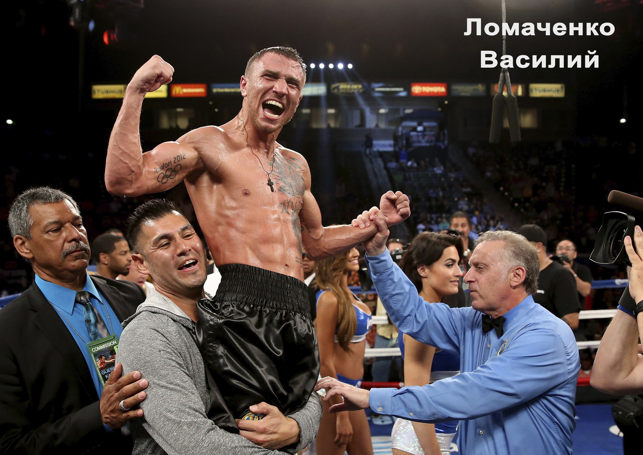 Плакат бокс Василь Ломаченко А3 | Vasiliy Lomachenko 002, фото 1