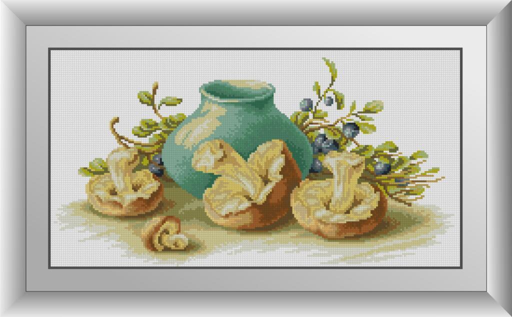 Картина алмазною мозаїкою Білі лілії Dream Art 30905 (29 х 55 см)