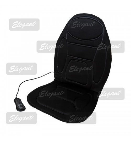 Накидка сидіння Масажер + Підігрів 5 моторів (105 х 50 см) Польща Elegant 100 601