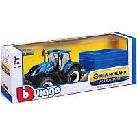 Автомодель Bburago Трактор New Holland серии Farm 18-44067